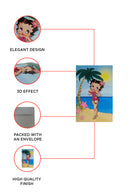 Betty Boop Decoupage Blank Greetings Card (3D)6