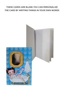 Betty Boop Bubble Bath Decoupage Blank Greetings Card (3D)