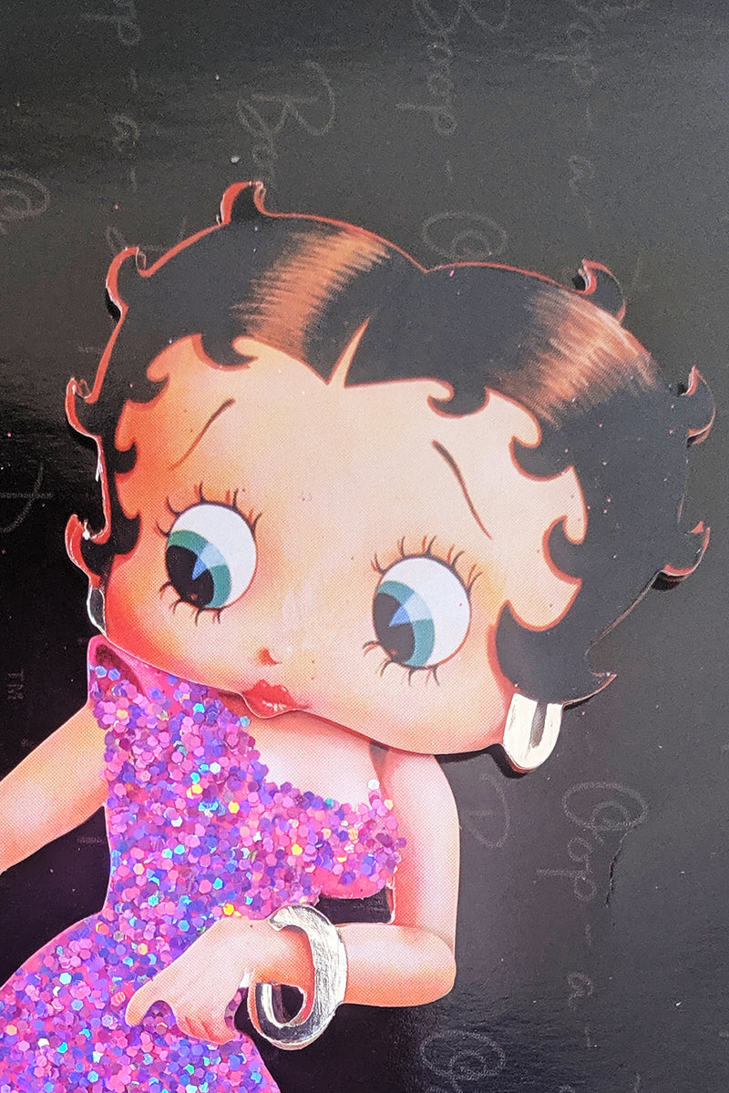 Betty Boop Decoupage Blank Greetings Card (3D)3
