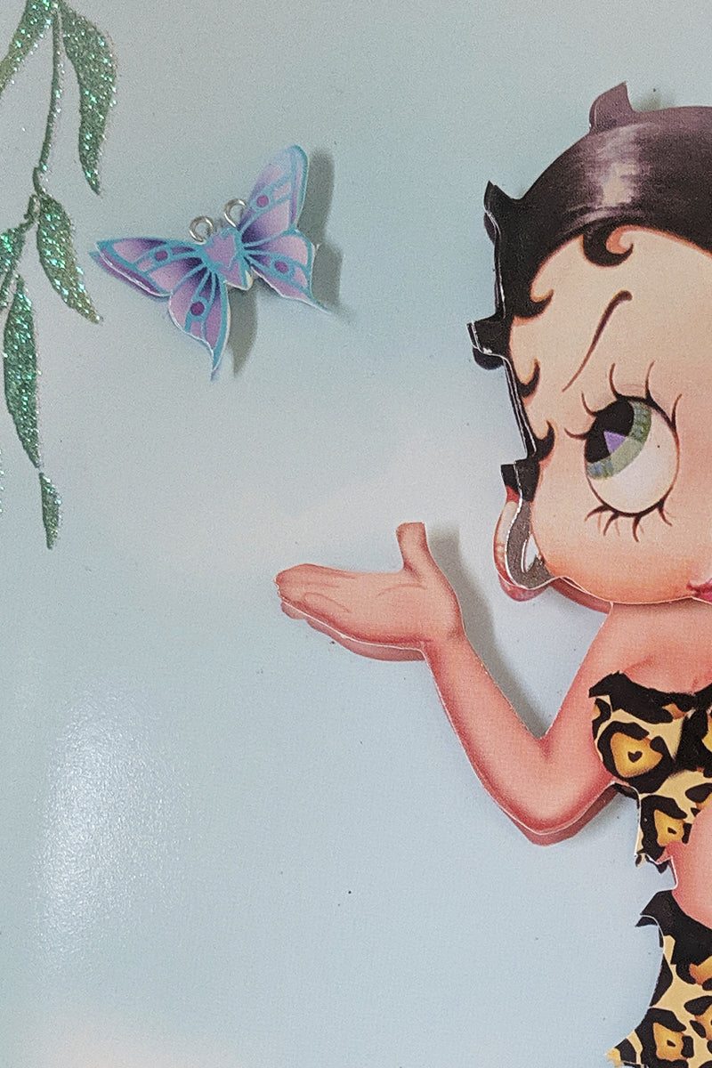 Betty Boop Decoupage Blank Greetings Card (3D)5