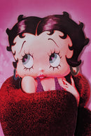 Betty Boop Winter Wrap Decoupage Blank Greetings Card (3D)