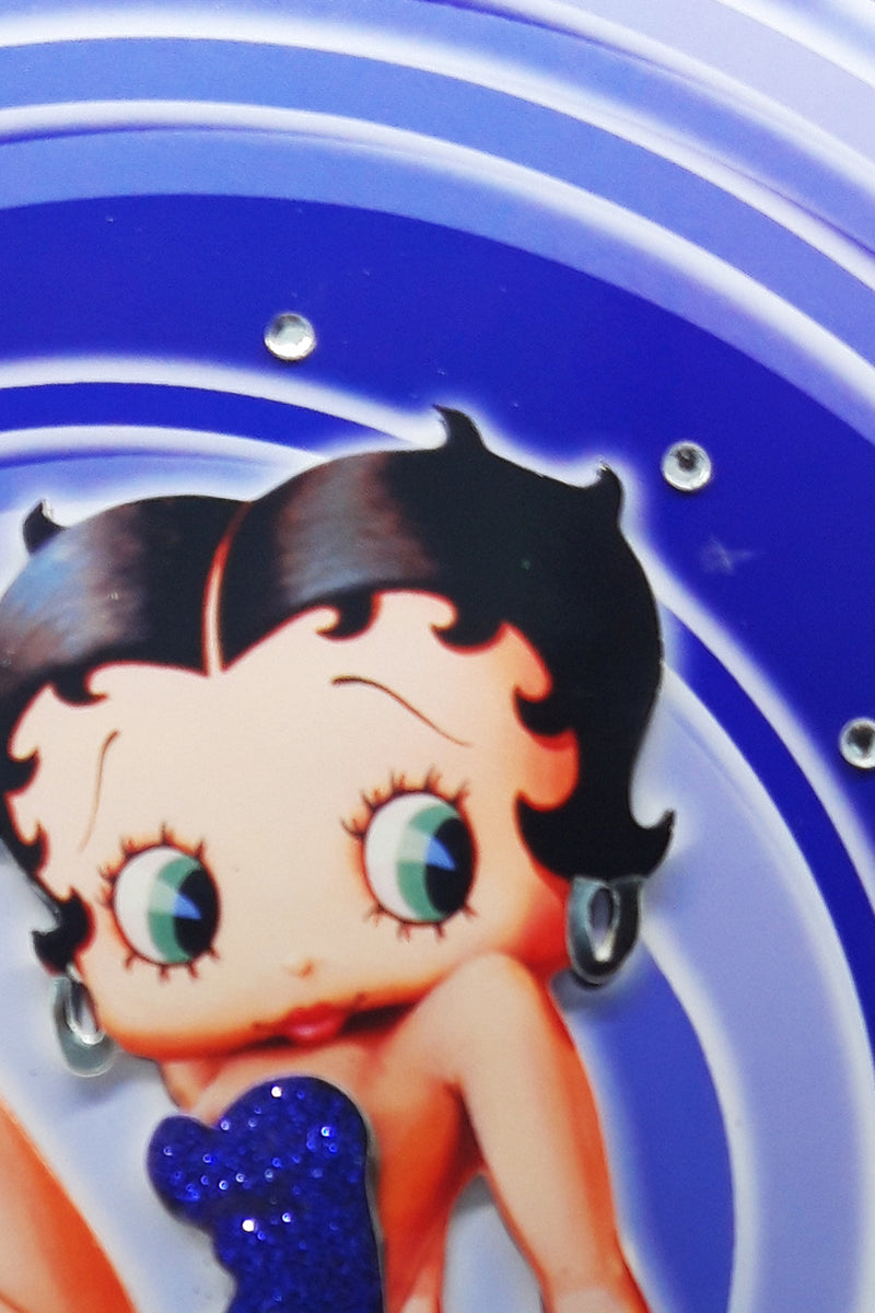 Betty Boop Swimsuit Decoupage Blank Greetings Card (3D)