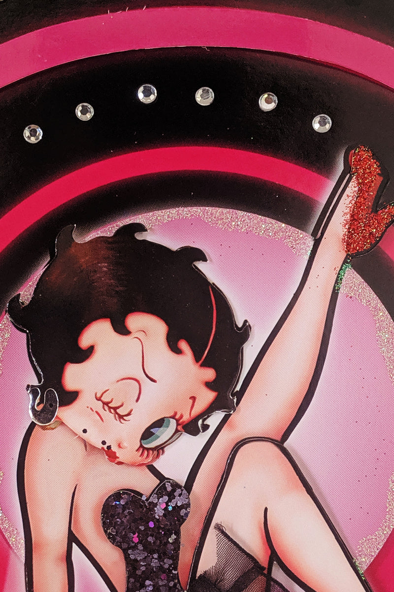 Betty Boop Stepping Out Decoupage Blank Greetings Card (3D)