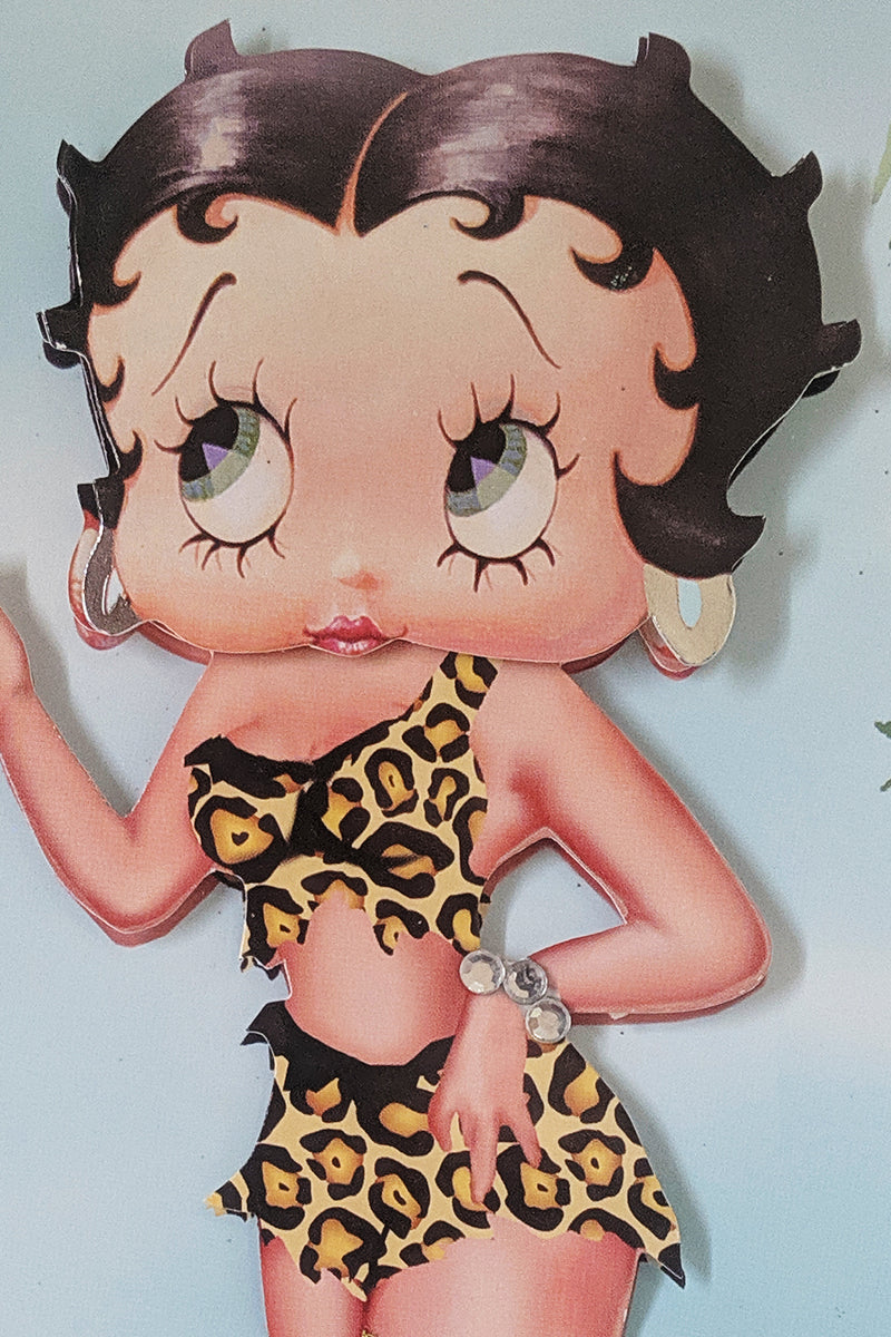 Betty Boop Decoupage Blank Greetings Card (3D)5