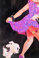 Betty Boop Decoupage Blank Greetings Card (3D)3