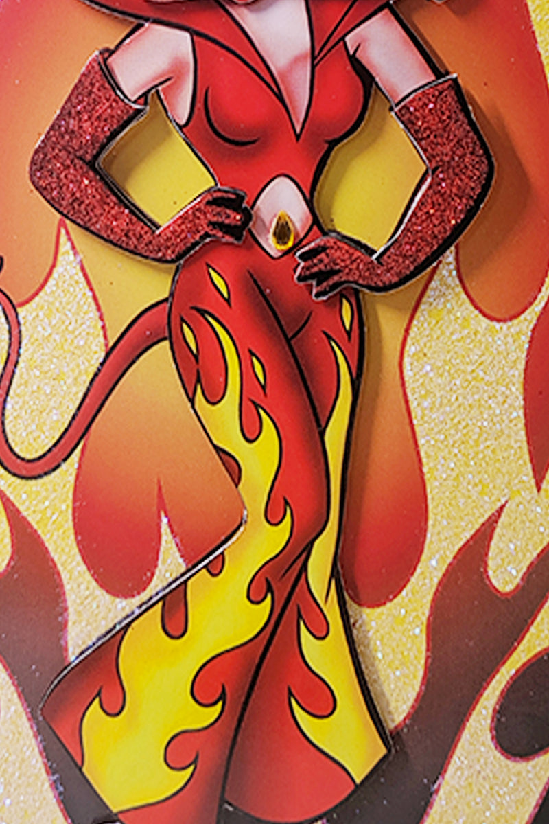 Betty Boop Decoupage Blank Greetings Card (3D)Bad Girl,Beach Babe,Biker