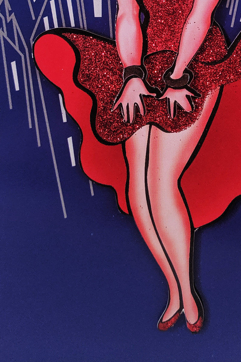 Betty Boop Manhattan Decoupage Blank Greetings Card (3D)