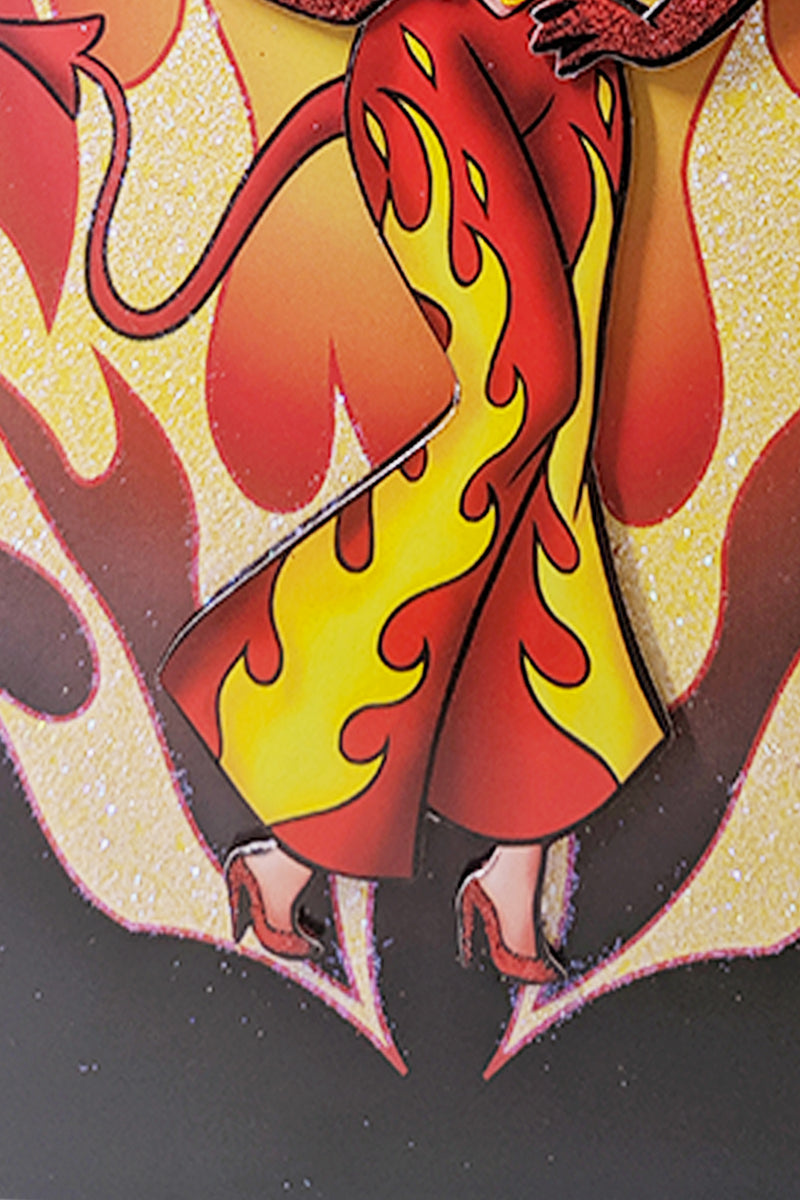 Betty Boop Decoupage Blank Greetings Card (3D)Bad Girl,Beach Babe,Biker