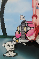 Betty Boop Cowgirl Decoupage Blank Greetings Card (3D)