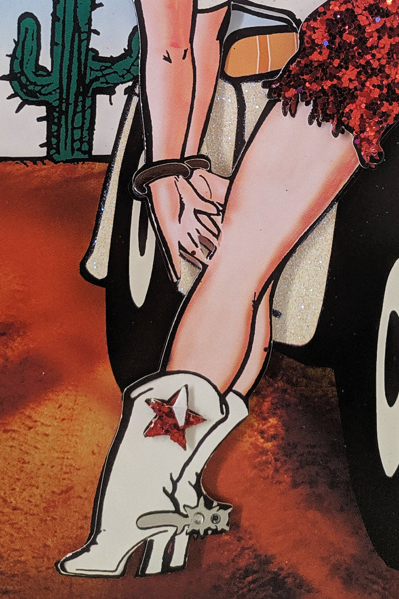 Betty Boop Cutie Decoupage Blank Greetings Card (3D)