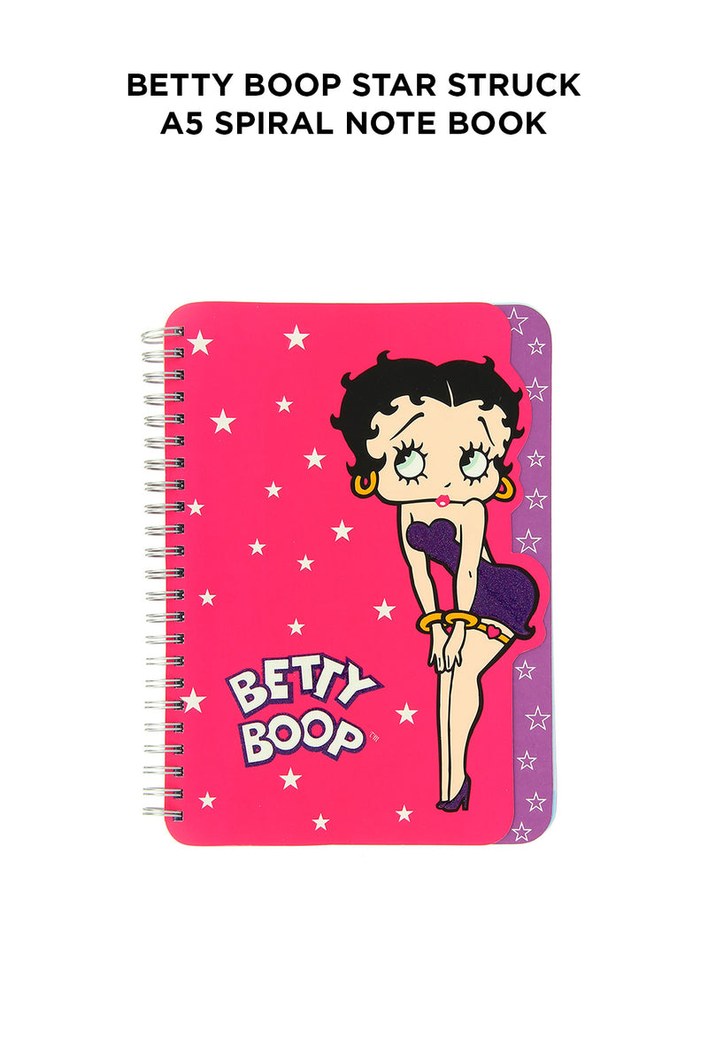 Betty Boop Star Struck A5 Spiral Note Book