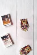 Betty Boop Fridge Magnet Show Girl Betty is wearing a bright pink dress and standing on a stool and posing with stars and heart shining behind her head.Betty Boop show Girl fridge magnet has a fine quality craftsmanship. Exclusively Available at Reliance Gifts www.reliancegifts.co.uk