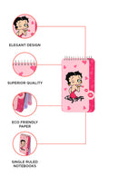Betty Boop Spiral Writing pad (head bound)