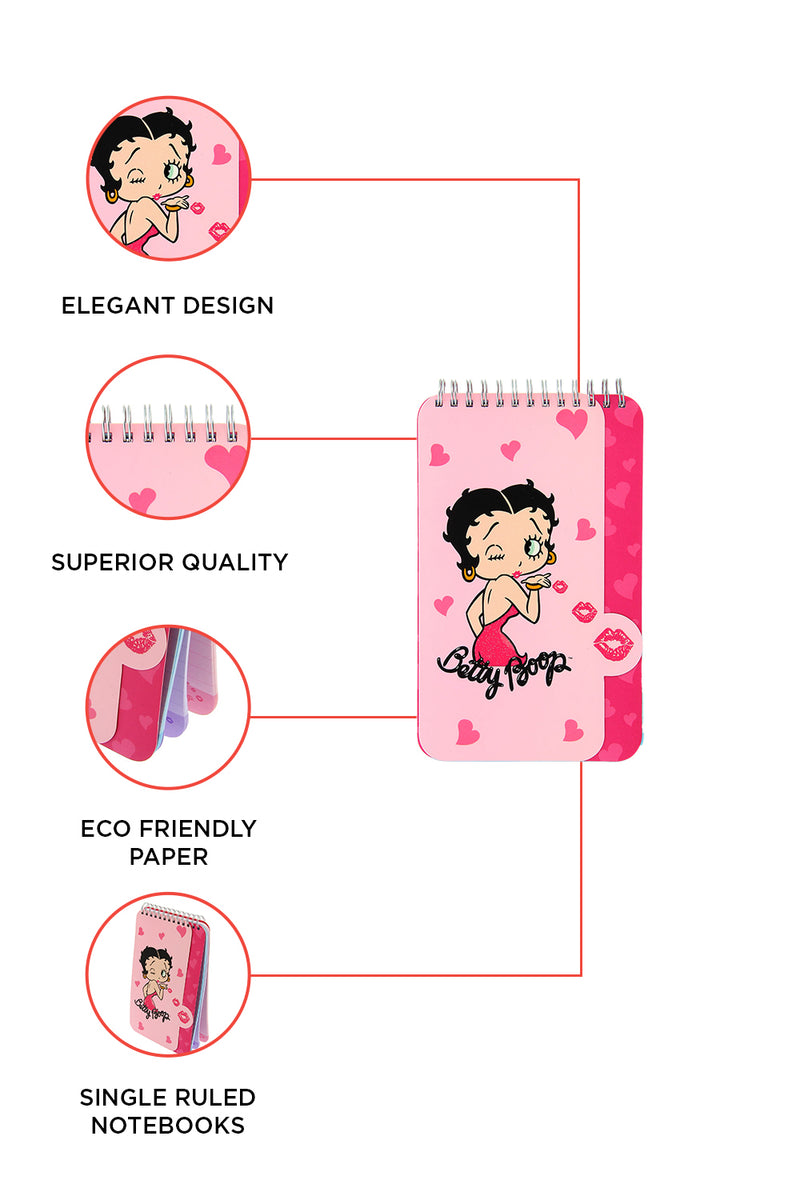 Betty Boop Spiral Writing pad (head bound)