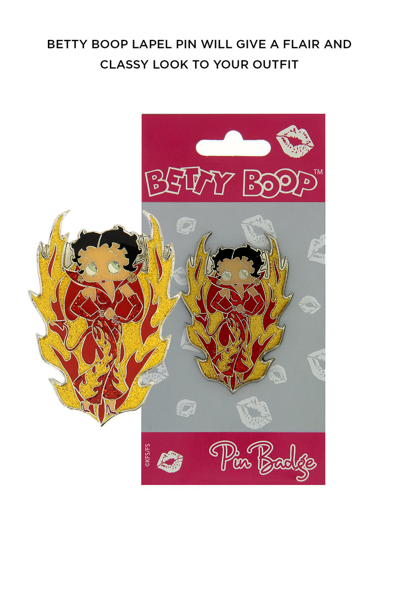 Betty Boop Lapel Pin Bad Girl