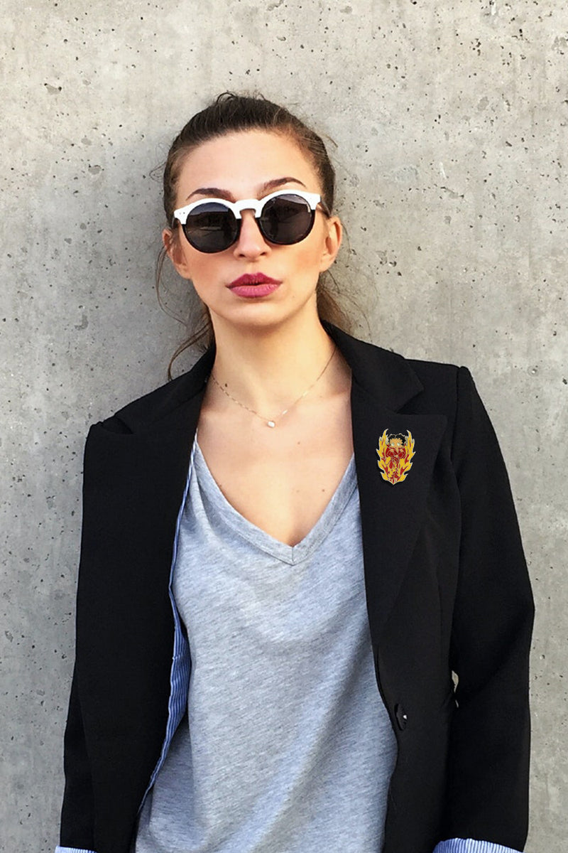 Betty Boop Lapel Pin Bad Girl