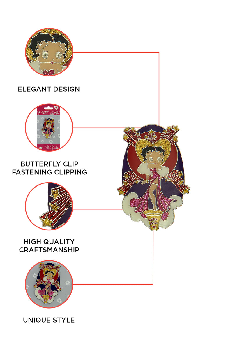 Betty Boop Lapel Pin Showgirl