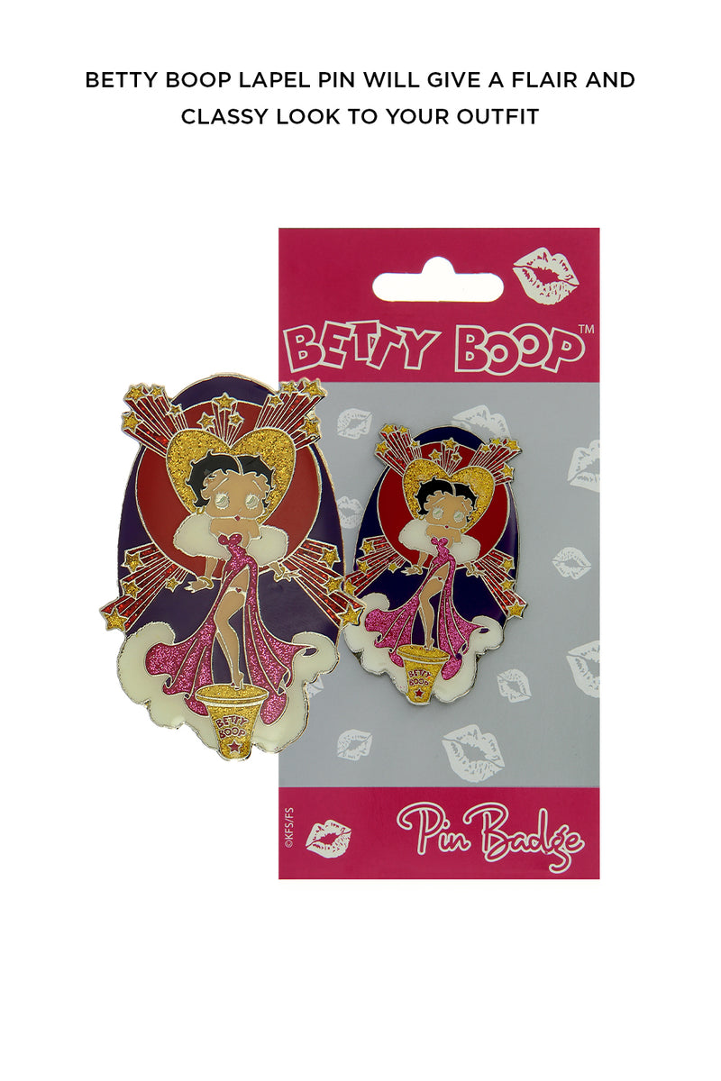 Betty Boop Lapel Pin Showgirl