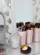 Hello Kitty PU Leather belt with Brass Oxidized Metal Buckle -Brown