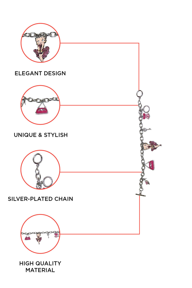 Betty Boop Cool Breeze Charm Bracelet