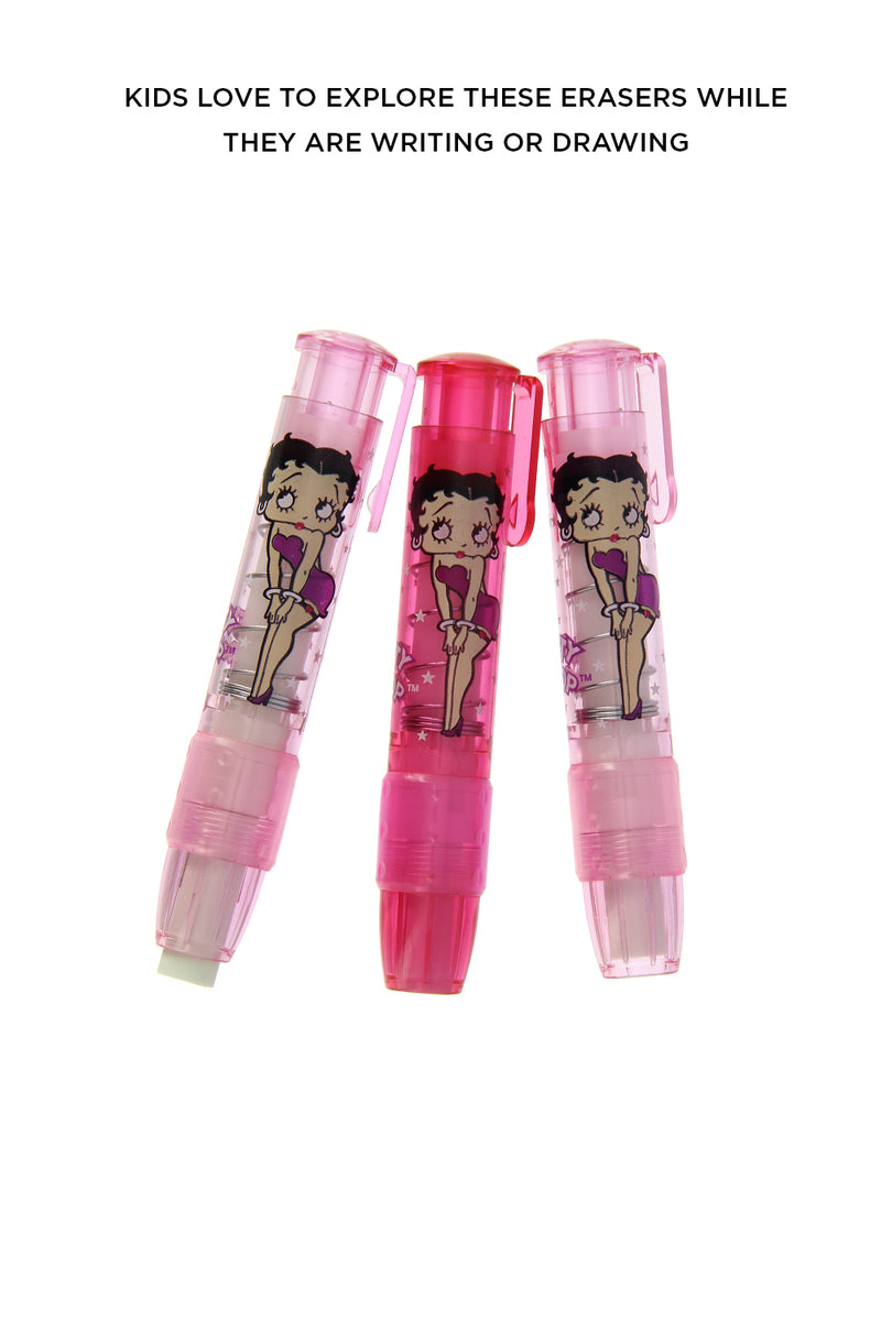 Betty Boop Star Struck Mechanical Eraser - Scented (pack of 3)