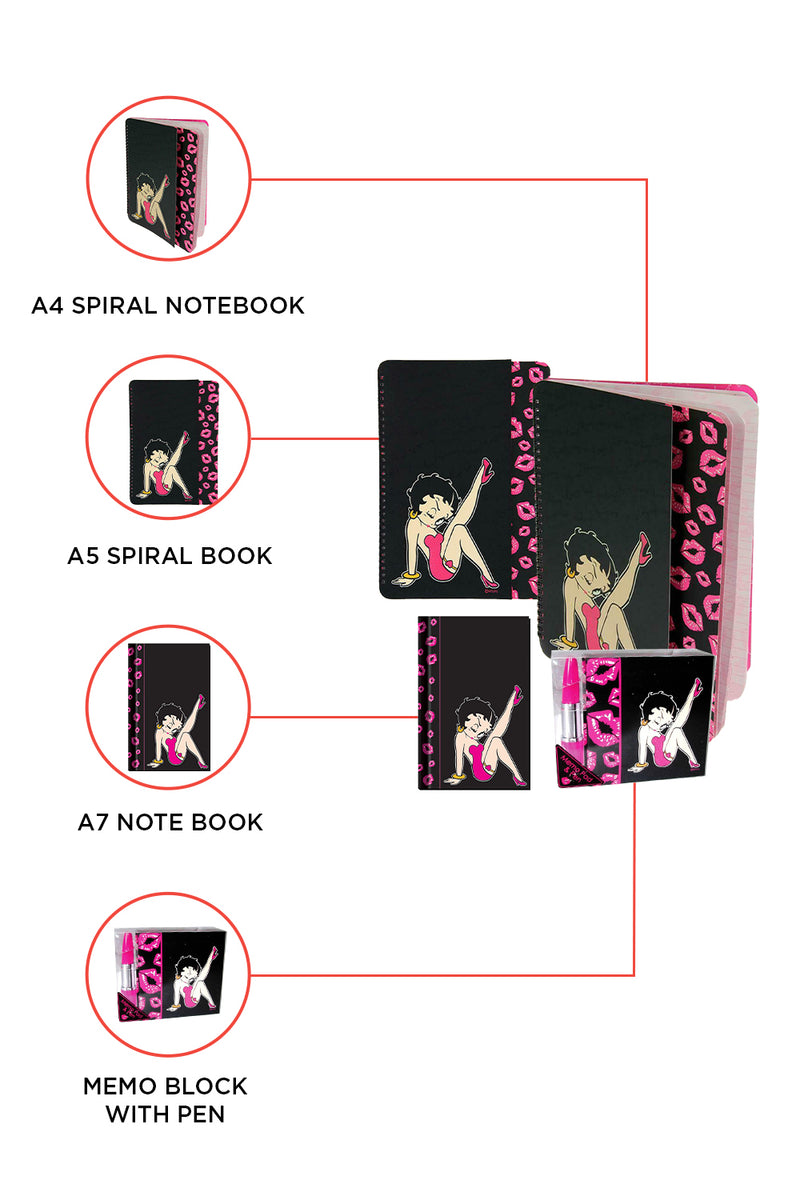 Betty Boop Stepping Out Writing Stationery Gift Set