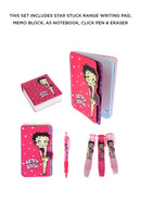Betty Boop Star Stuck Writing Stationery Gift Set