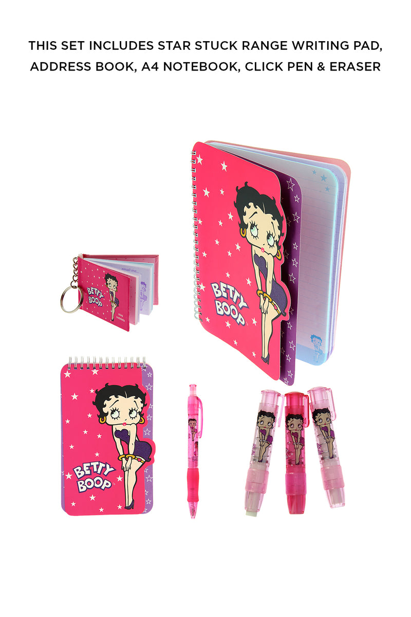 Betty Boop Star Stuck Stationery Gift Set