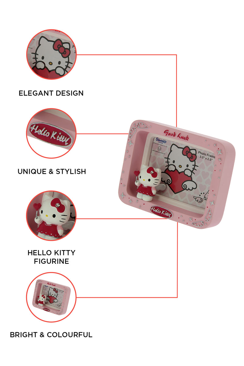 Hello Kitty “GOOD LUCK " Ceramic Photo Frame