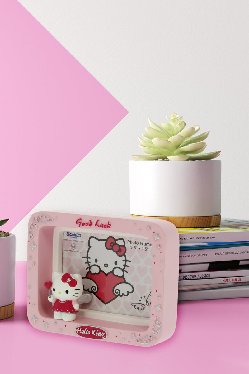 Hello Kitty “GOOD LUCK " Ceramic Photo Frame