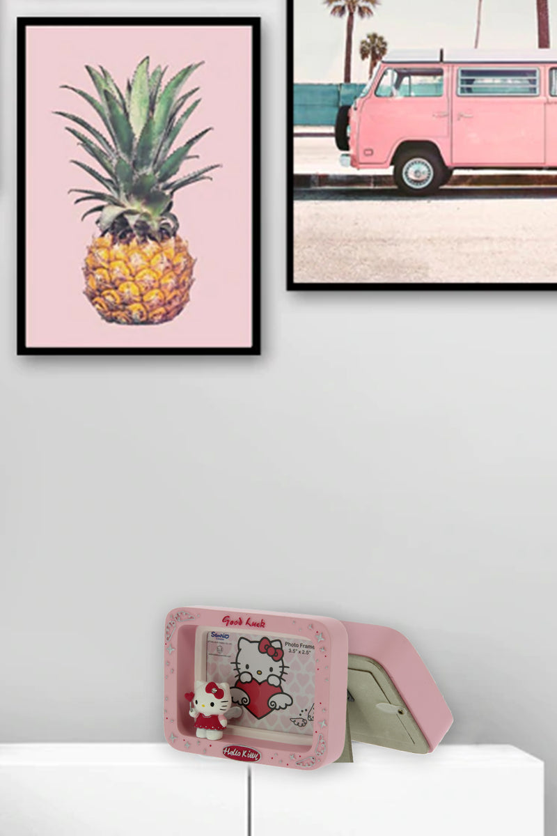 Hello Kitty “GOOD LUCK " Ceramic Photo Frame