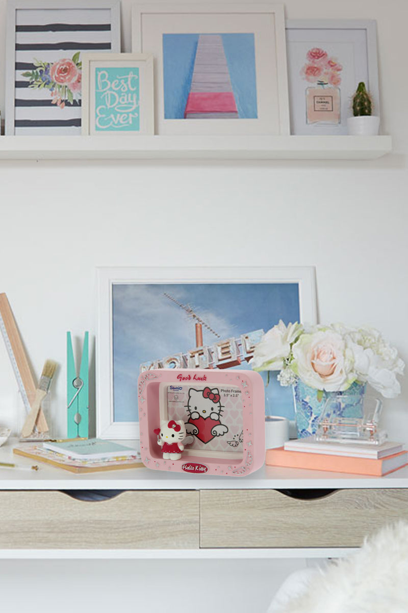 Hello Kitty “GOOD LUCK " Ceramic Photo Frame