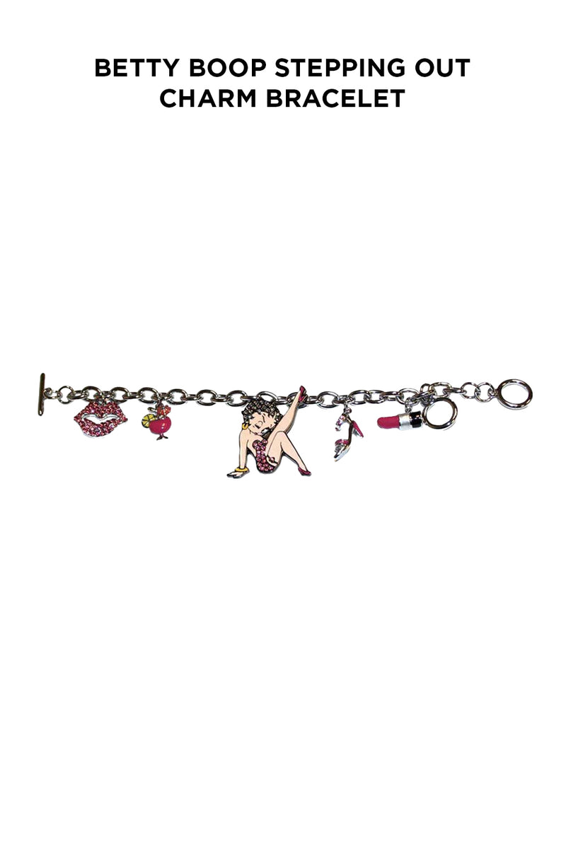 Betty Boop Stepping Out Charm Bracelet