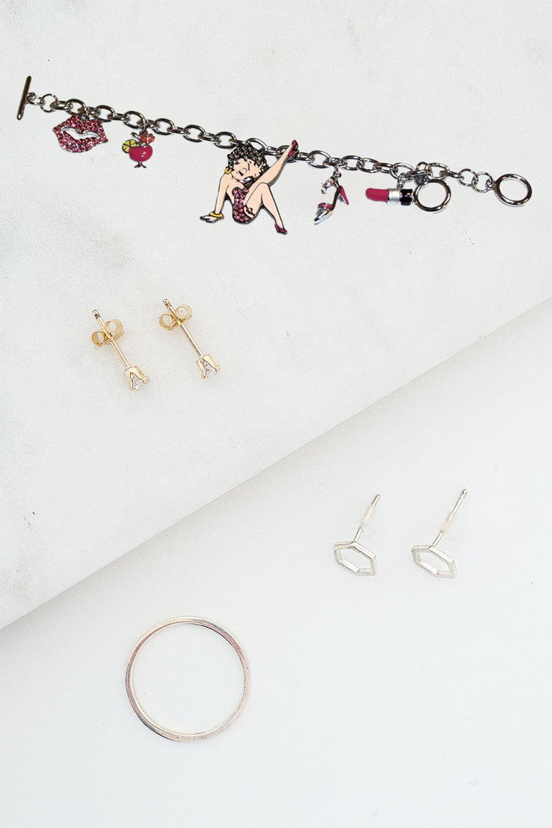 Betty Boop Stepping Out Charm Bracelet