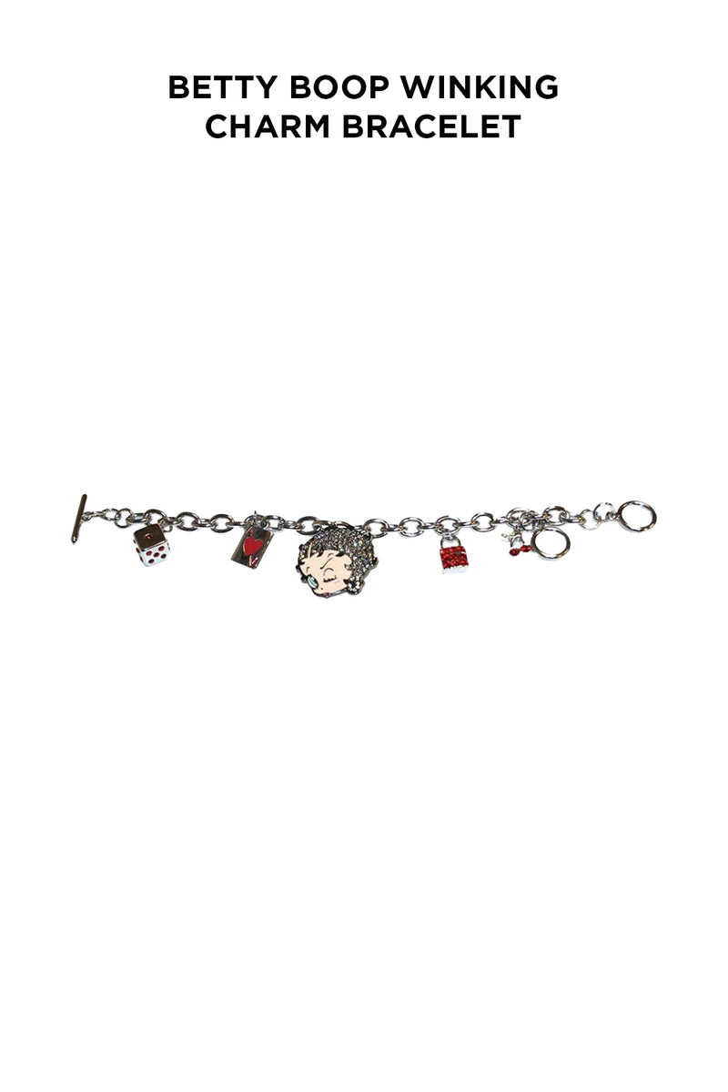Betty Boop Winking Charm Bracelet