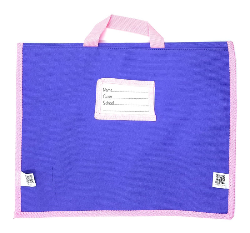 Disney Princess Book Bag This is a bright blue colour bag with portrait of Rapunzel, Cinderella and Bella in front of the bag with blue background with butterfly, birds and star design and castle on the blue background and bright blue flip to open the bag.Exclusively Available at Reliance Gifts www.reliancegifts.co.uk