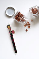 Betty Boop Black Heart Charm Pen