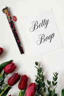 Betty Boop Black Heart Charm Pen
