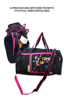 Camp Rock Black Duffle Bag