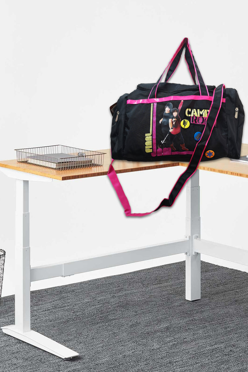 Camp Rock Black Duffle Bag