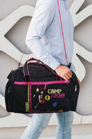 Camp Rock Black Duffle Bag