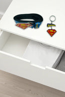 DC Superman Belt & Key Ring Set 7-12yrs