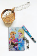 Disney Frozen Winter Queen Glitter Diary & Pen