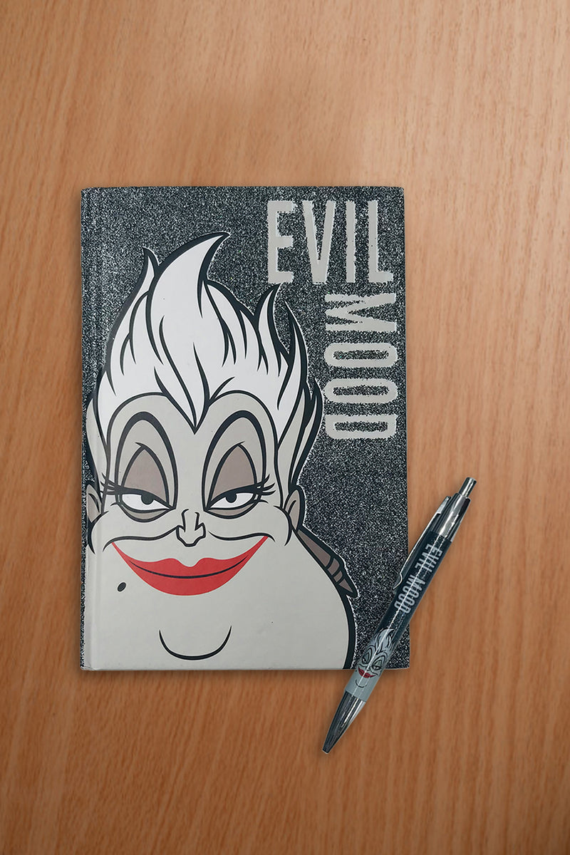 Disney Ursula Evil Mood Notebook & Pen