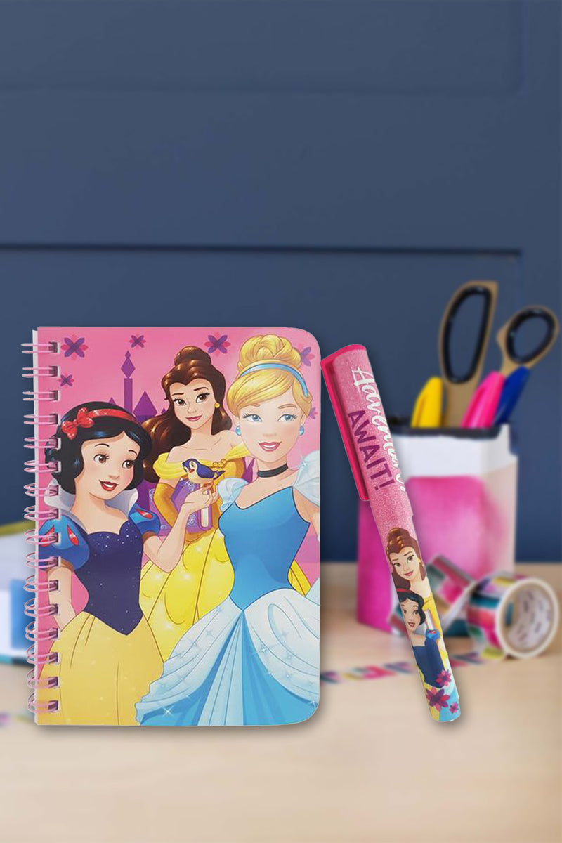 Princess Note Pad Disney Princess Notepad & Pen A6