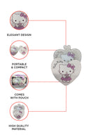 Hello Kitty Vintage Heart Shaped Compact Mirror