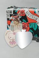 Hello Kitty Vintage Heart Shaped Compact Mirror