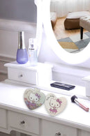 Hello Kitty Vintage Heart Shaped Compact Mirror