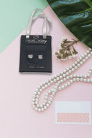 Hello Kitty 925 Original Sterling Silver Range Earrings Set with Red Austrian Crystal