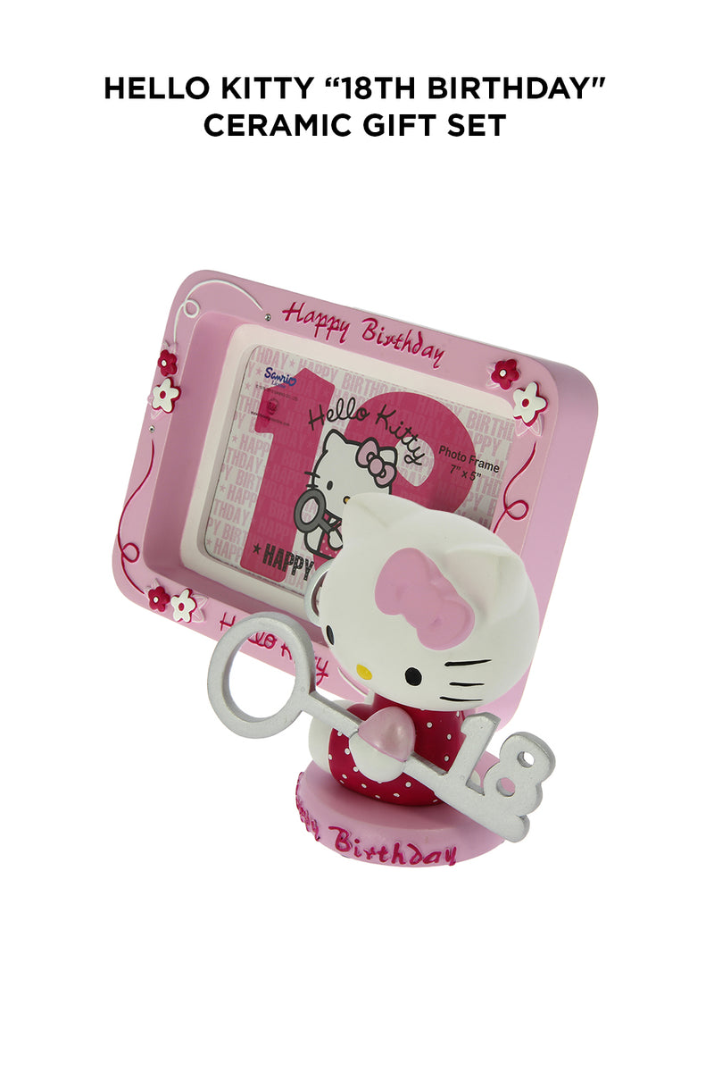 Hello Kitty "18th BIRTHDAY " Ceramic Gift Set